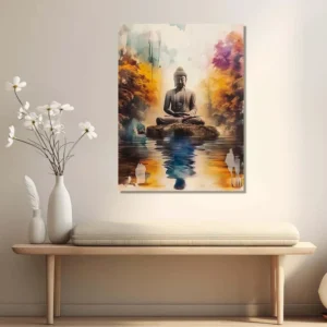 Buddha Canvas Art Print: Divine Serenity for Every Space