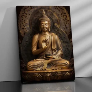 Vibrant Buddha Canvas Prints - Canvas Art Print for Home Office Bedroom Living Room Wall Decor