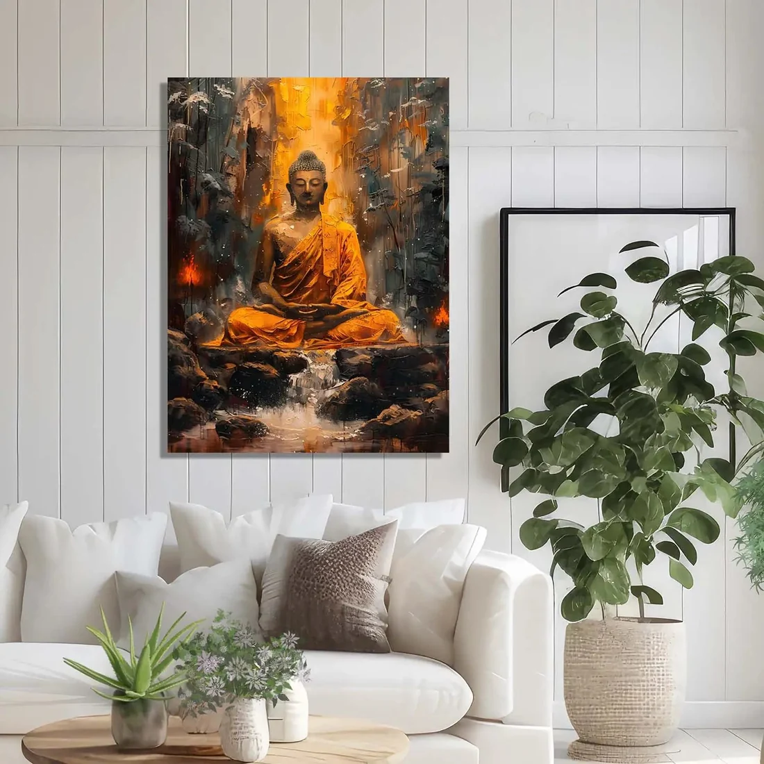Abstract Buddha Canvas Wall Art Print: Divine Serenity for Every Space - Image 5