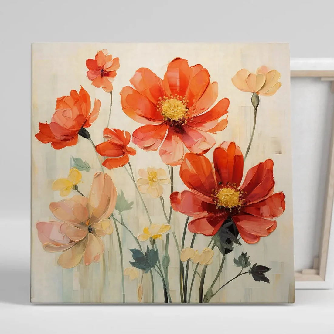 Vibrant Floral Canvas Print for Living Room Bedroom Home and Office Wall Decor - Image 5