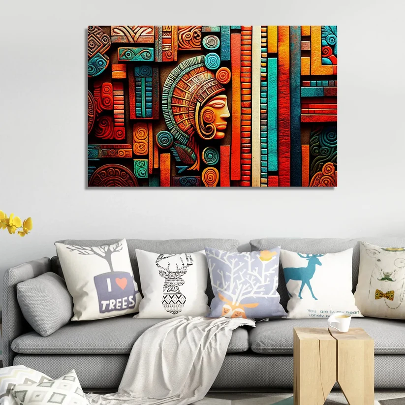 Colorful Modern Abstract Art Canvas for Home and Office Wall Decor - Image 3