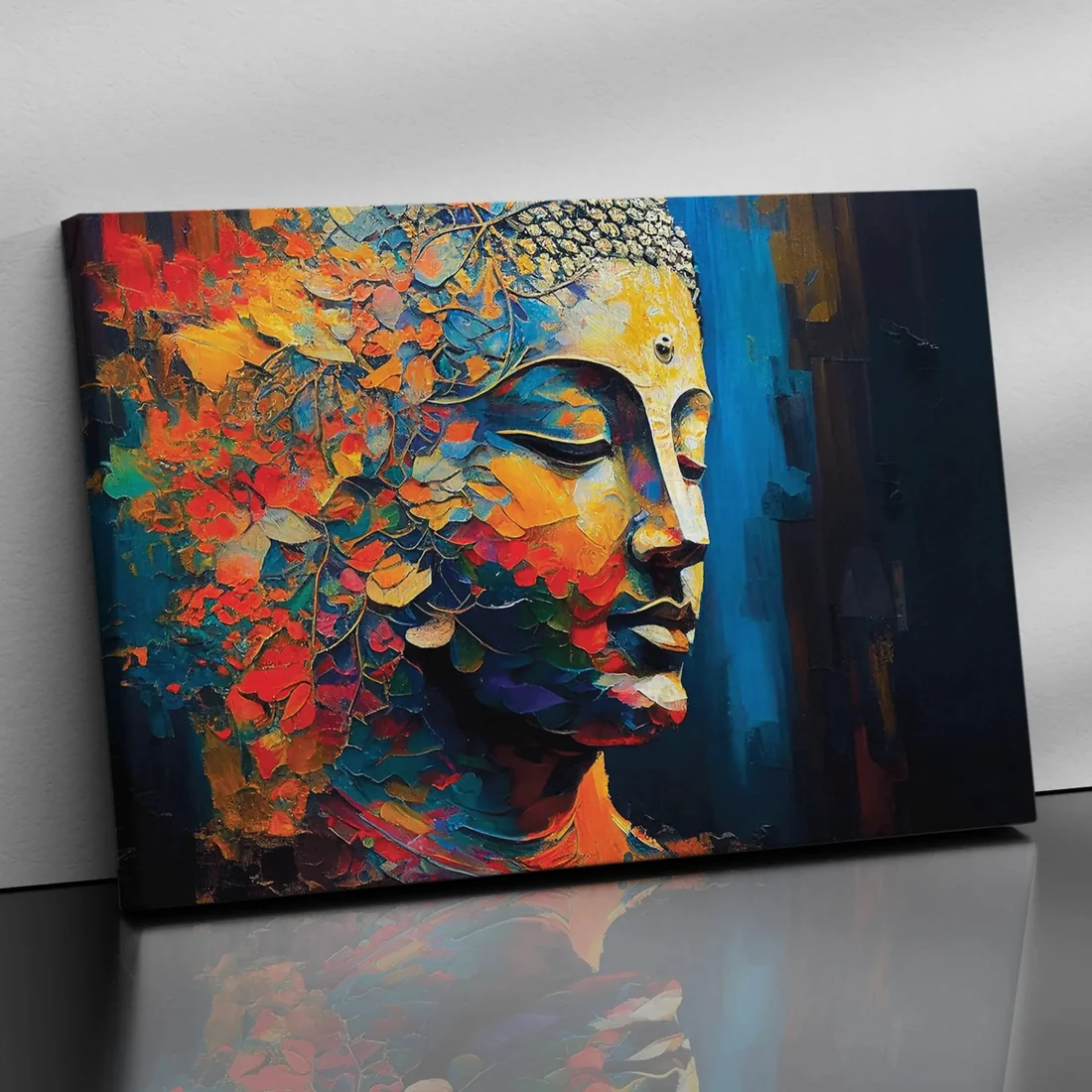 Vibrant Buddha Canvas Prints for Living Room Wall Decor - Image 4